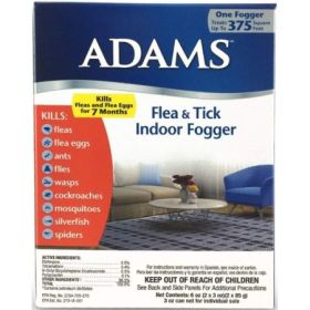 Adams Flea and Tick Indoor Fogger 3 oz No Unpleasant Odor