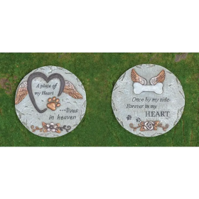 Angel Wings Dog Memorial Stones