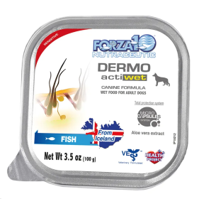Forza10 ActiWet Dermo Icelandic Fish Recipe Canned Dog Food Case Cans