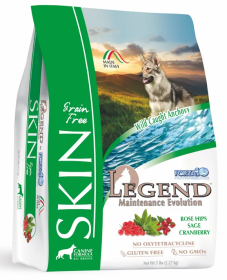 Forza10 Legend Skin Grain Free Dry Dog Food 5 Pound Bag