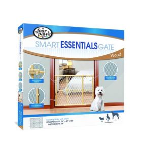 Four Paws Smart Essentials Wood Gate Will Lock