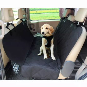 JESPET Dog Car Seat Cover Car Travel Seat Protector Black