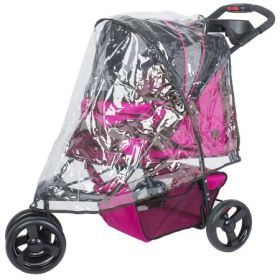 Petique Rain Cover for Pet Strollers Clear