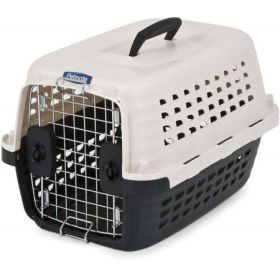 Petmate Compass Kennel Black & Metallic White For Extra Small Dogs