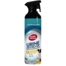 Simple Solution Urine Destroyer Spray 17 oz Cleans Great