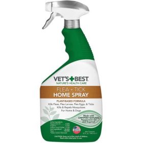 Vet's Best Flea & Tick Home Spray 32 OZ