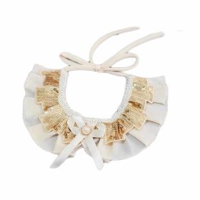 Bling Bling Retro Lace Collars Handmade Dog/Cat Necklace Neckerchief 8.2-11.2" - Default