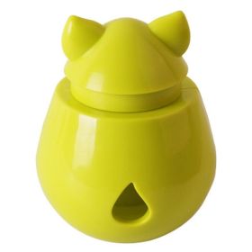 Pet Tumbler Food Leaking Toy Dog Interactive Puzzle Toy Bite Resistant Iq Training Toy - Green