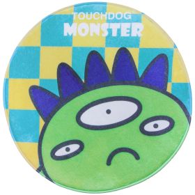 Touchdog Cartoon Alien Monster Rounded Cat and Dog Mat - Default