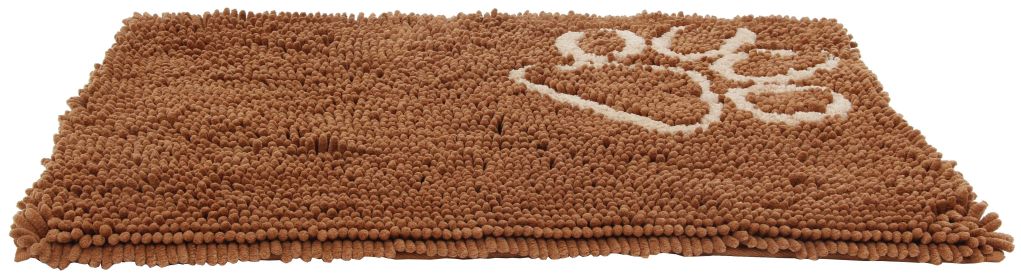 Pet Life 'Fuzzy' Quick-Drying Anti-Skid and Machine Washable Dog Mat - Light Brown