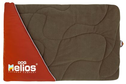 Dog Helios 'Expedition' Sporty Travel Camping Pillow Dog Bed - Red / Brown