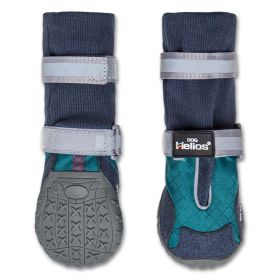 Dog Helios 'Traverse' Premium Grip High-Ankle Outdoor Dog Boots - Blue - Medium