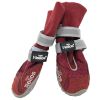 Dog Helios 'Traverse' Premium Grip High-Ankle Outdoor Dog Boots - Red - Small