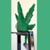 Mary Jane the Weed Leaf 420 Dog Toy - Green