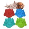Lick Mat for Dogs Slow Feeder Bowl, Pet Lick Mat for Anxiety Reduction, Dog Lick Pad for Treats & Grooming, Use in Shower & Bath with Suction Cup - bl