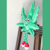 MJ the Weed Leaf 420 Dog Toy - Green
