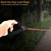 5FT Dog Leash Dog Training Walking Lead w/ Foam Handle Highly Reflective Treads  - Black