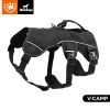 Multi-Use Support Dog Harness, Hiking and Trail Running, Service and Working, Everyday Wear-black XH - M