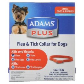 Adams Plus Flea & Tick Collar for Dogs Multiple Sizes (Size: Small)
