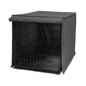Dog Crate Cover, Dark Gray Multiple Sizes (Size: Small)