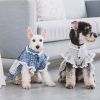 'I love Poochi' Classical Fashion Plaid Dog Dress Multiple Colors And Sizes