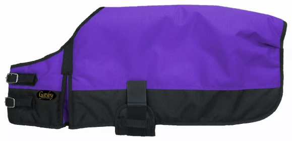 Gatsby 600D Ripstop Waterproof Dog Blanket Multiple Sizes And Colors (Color: Purple, Size: Large)