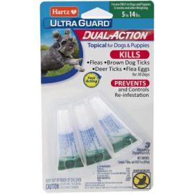 Hartz UltraGuard Dual Action Topical Flea and Tick Prevention Multiple Sized Dogs (Size: Extra Small)