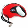 RETRACTABLE PET LEASH AUTOMATIC WITH NYLON RIBBON CORD SOFT HAND GRIP EXTENDABLE TRACTION ROPE BREAK & LOCK SYSTEM MULTIPLE LENGTHS AND COLORS