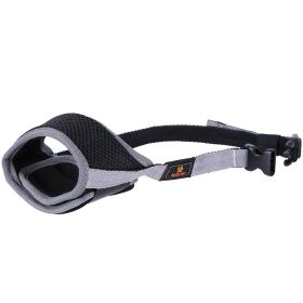 Mouth Cover To Prevent Eating Indiscriminately Large Labrador Dog (Option: Grey-S)