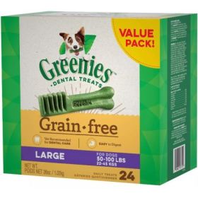 Greenies Grain Free Dental Dog Treat (Size: Large)