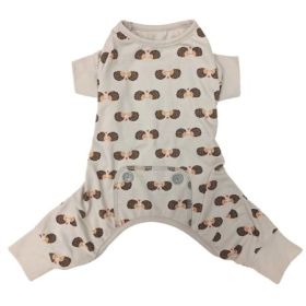 Fashion Pet Hedgehog Dog Pajamas Gray Multiple Sizes (Size: Small)