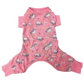 Fashion Pet Unicorn Dog Pajamas Pink Multiple Sizes (Size: Extra Extra Small)