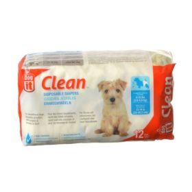 Dog It Clean Disposable Diapers (Size: Small)